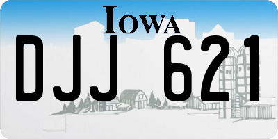 IA license plate DJJ621