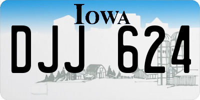 IA license plate DJJ624
