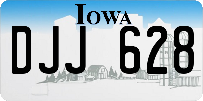 IA license plate DJJ628