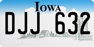 IA license plate DJJ632