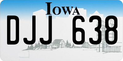 IA license plate DJJ638