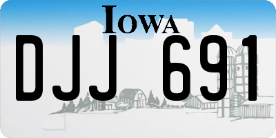 IA license plate DJJ691