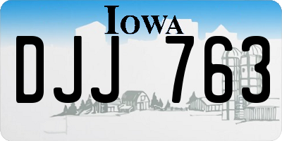 IA license plate DJJ763