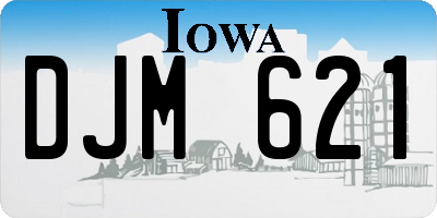 IA license plate DJM621