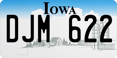 IA license plate DJM622