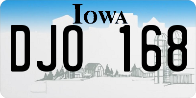IA license plate DJO168