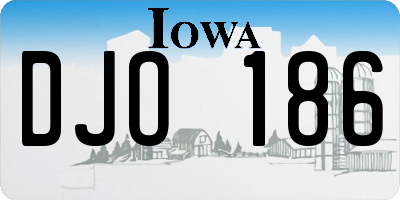 IA license plate DJO186