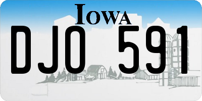 IA license plate DJO591