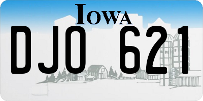 IA license plate DJO621