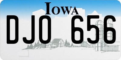 IA license plate DJO656