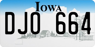 IA license plate DJO664
