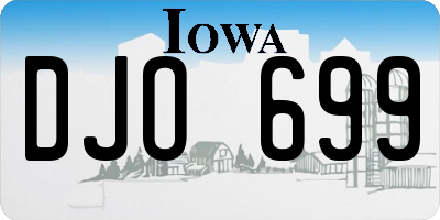 IA license plate DJO699