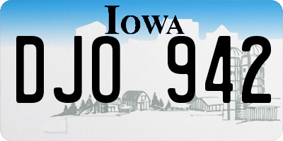 IA license plate DJO942