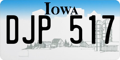 IA license plate DJP517