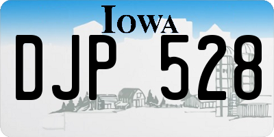 IA license plate DJP528