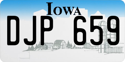 IA license plate DJP659