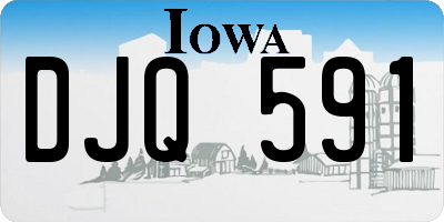 IA license plate DJQ591