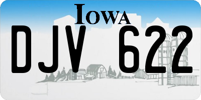 IA license plate DJV622