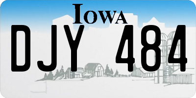 IA license plate DJY484
