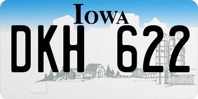 IA license plate DKH622