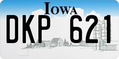 IA license plate DKP621