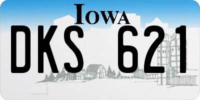 IA license plate DKS621