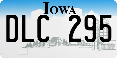 IA license plate DLC295