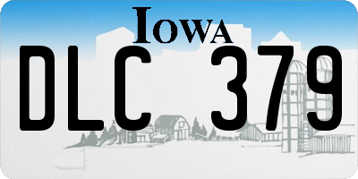 IA license plate DLC379