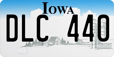 IA license plate DLC440