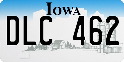 IA license plate DLC462