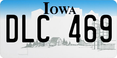 IA license plate DLC469