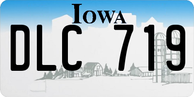 IA license plate DLC719