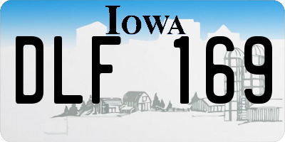 IA license plate DLF169
