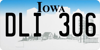 IA license plate DLI306