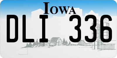 IA license plate DLI336