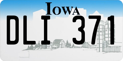 IA license plate DLI371