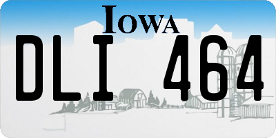 IA license plate DLI464