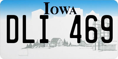 IA license plate DLI469