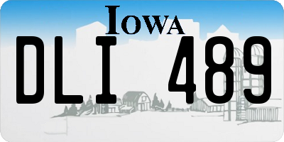 IA license plate DLI489