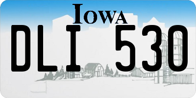 IA license plate DLI530