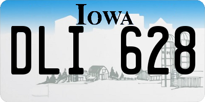 IA license plate DLI628
