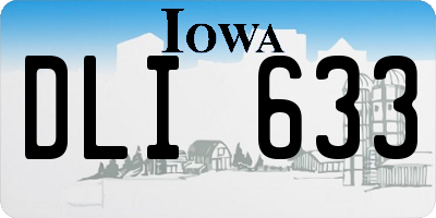 IA license plate DLI633