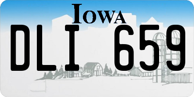 IA license plate DLI659