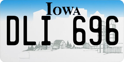 IA license plate DLI696