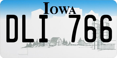 IA license plate DLI766