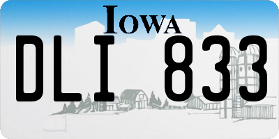 IA license plate DLI833