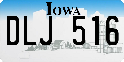 IA license plate DLJ516