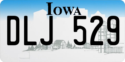 IA license plate DLJ529