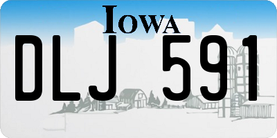 IA license plate DLJ591