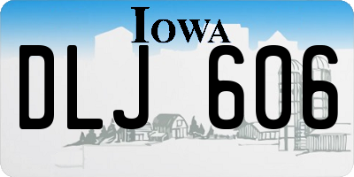 IA license plate DLJ606
